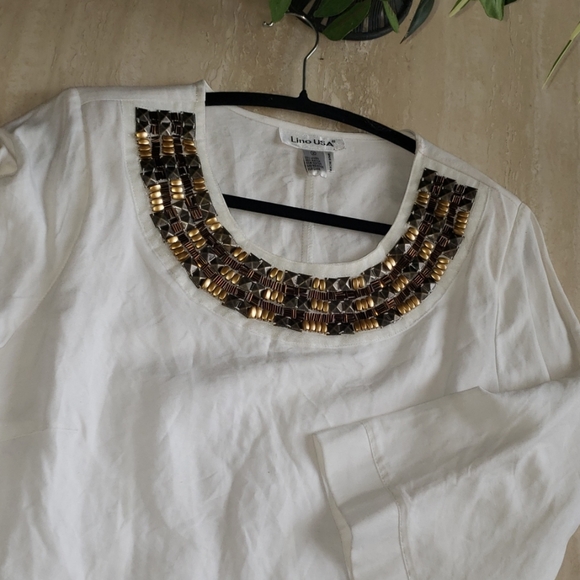 Lino USA top - Picture 3 of 3